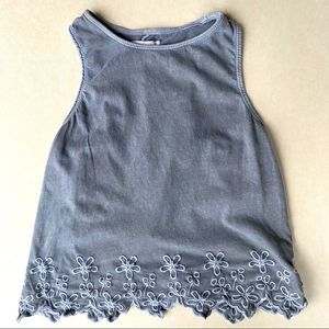 Tucker & Tate Gray Racerback Tank Size Large